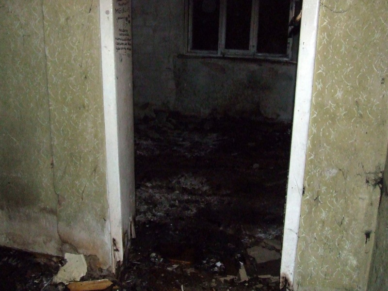 Zdjęcie w galerii na portalu naszwodzislaw.com: Pożar pustostanu w Pszowie wiadomości z regionu