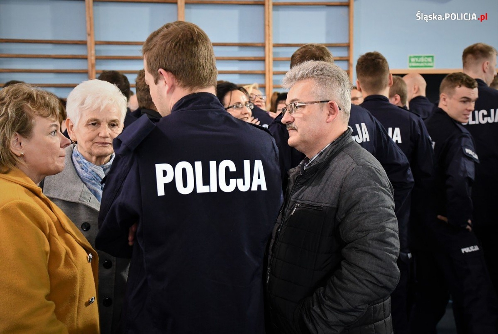 Zdjęcie w galerii na portalu naszwodzislaw.com: Ślubowanie nowych policjantów śląskiego garnizonu wiadomości z regionu