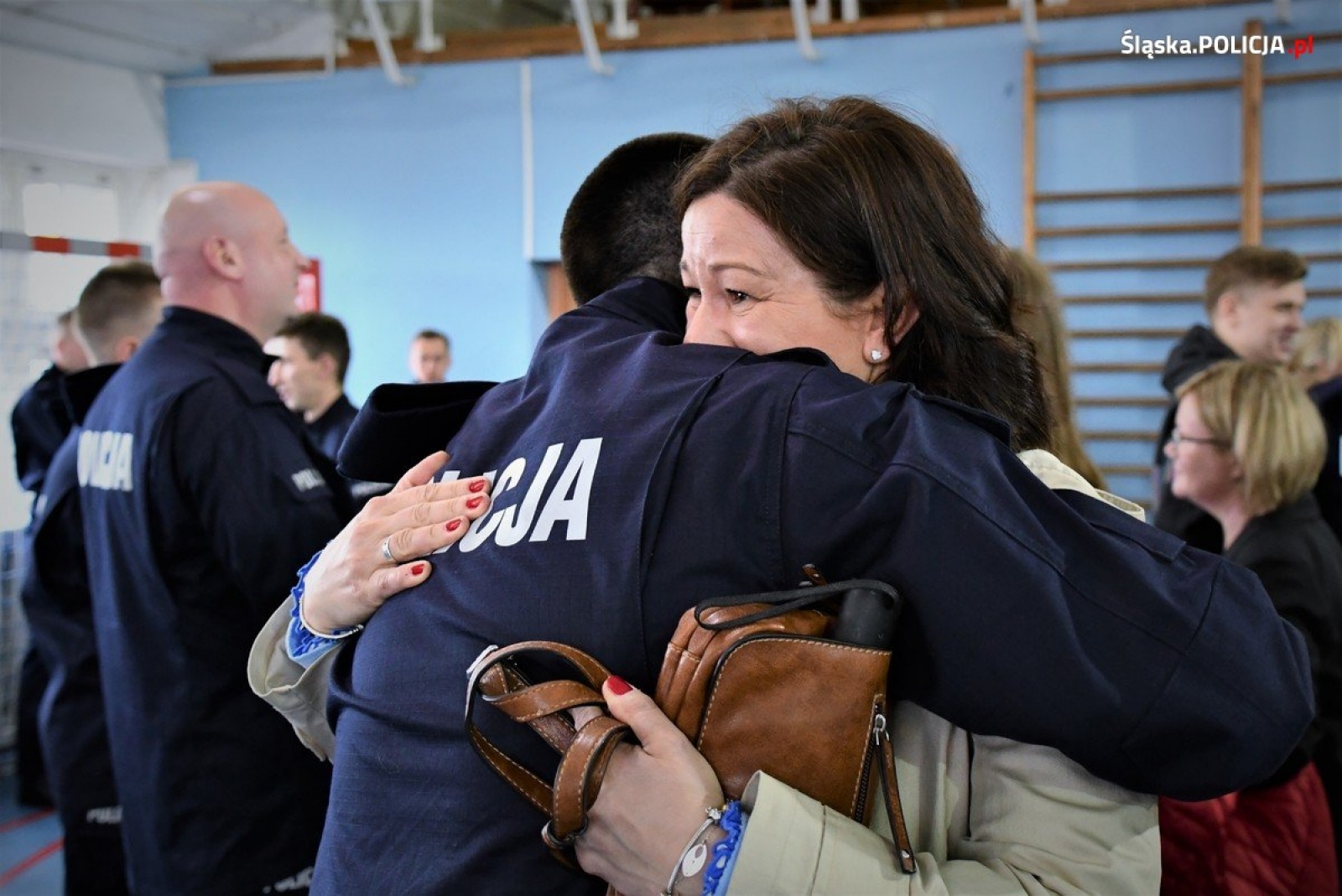 Zdjęcie w galerii na portalu naszwodzislaw.com: Ślubowanie nowych policjantów śląskiego garnizonu wiadomości z regionu