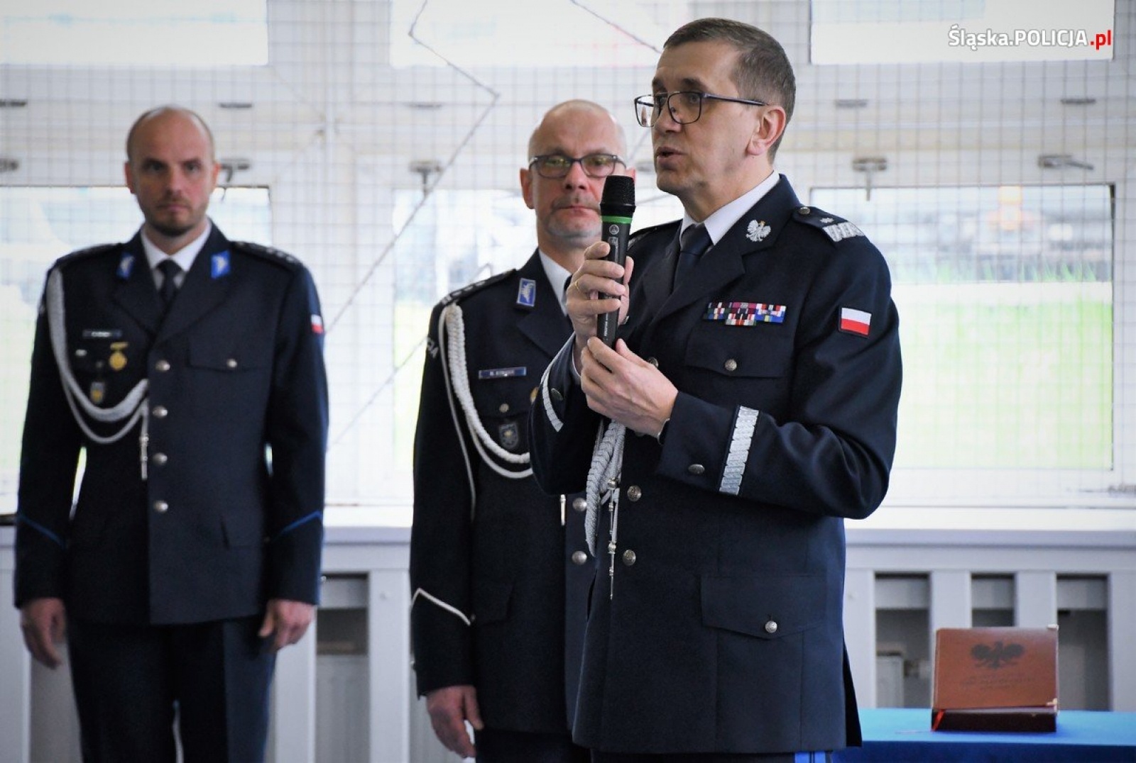Zdjęcie w galerii na portalu naszwodzislaw.com: Ślubowanie nowych policjantów śląskiego garnizonu wiadomości z regionu
