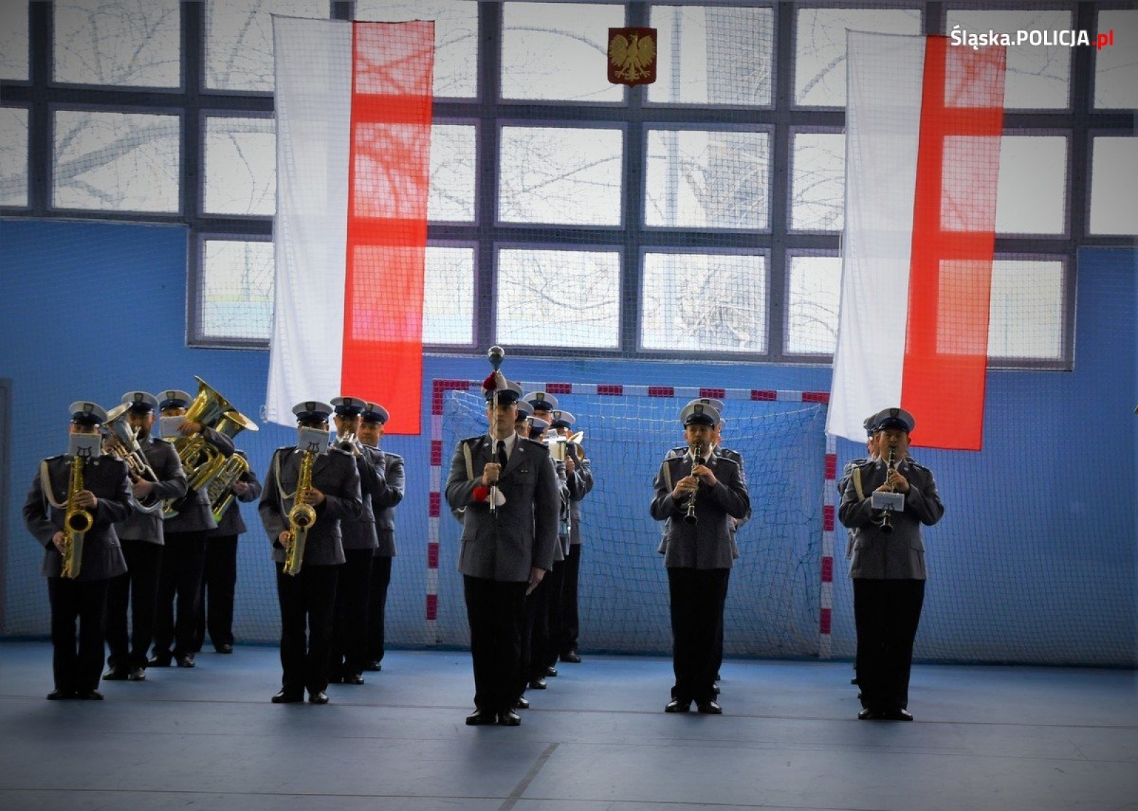 Zdjęcie w galerii na portalu naszwodzislaw.com: Ślubowanie nowych policjantów śląskiego garnizonu wiadomości z regionu