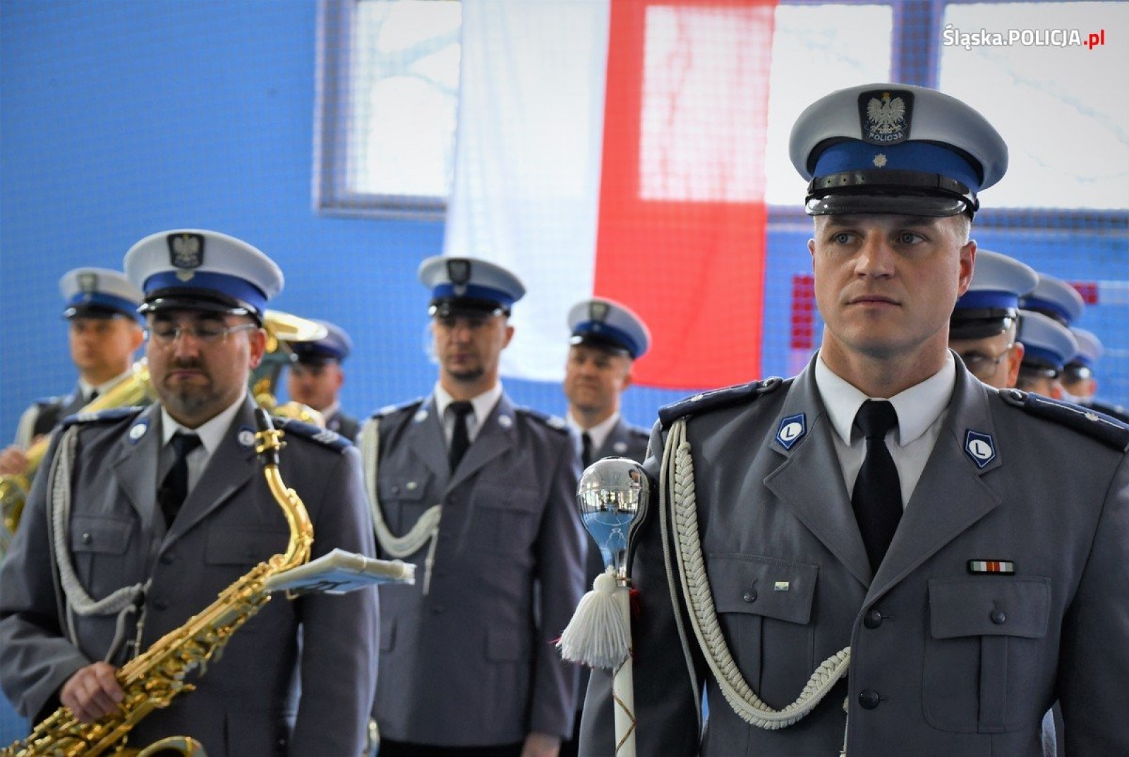 Zdjęcie w galerii na portalu naszwodzislaw.com: Ślubowanie nowych policjantów śląskiego garnizonu wiadomości z regionu