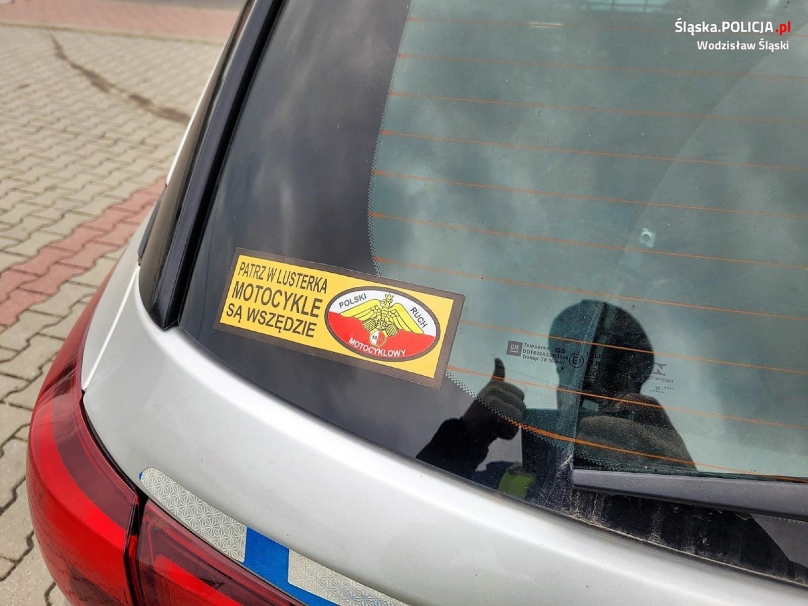 Zdjęcie w galerii na portalu naszwodzislaw.com: Wspólna akcja wodzisławskiej drogówki i motocyklistów wiadomości z regionu