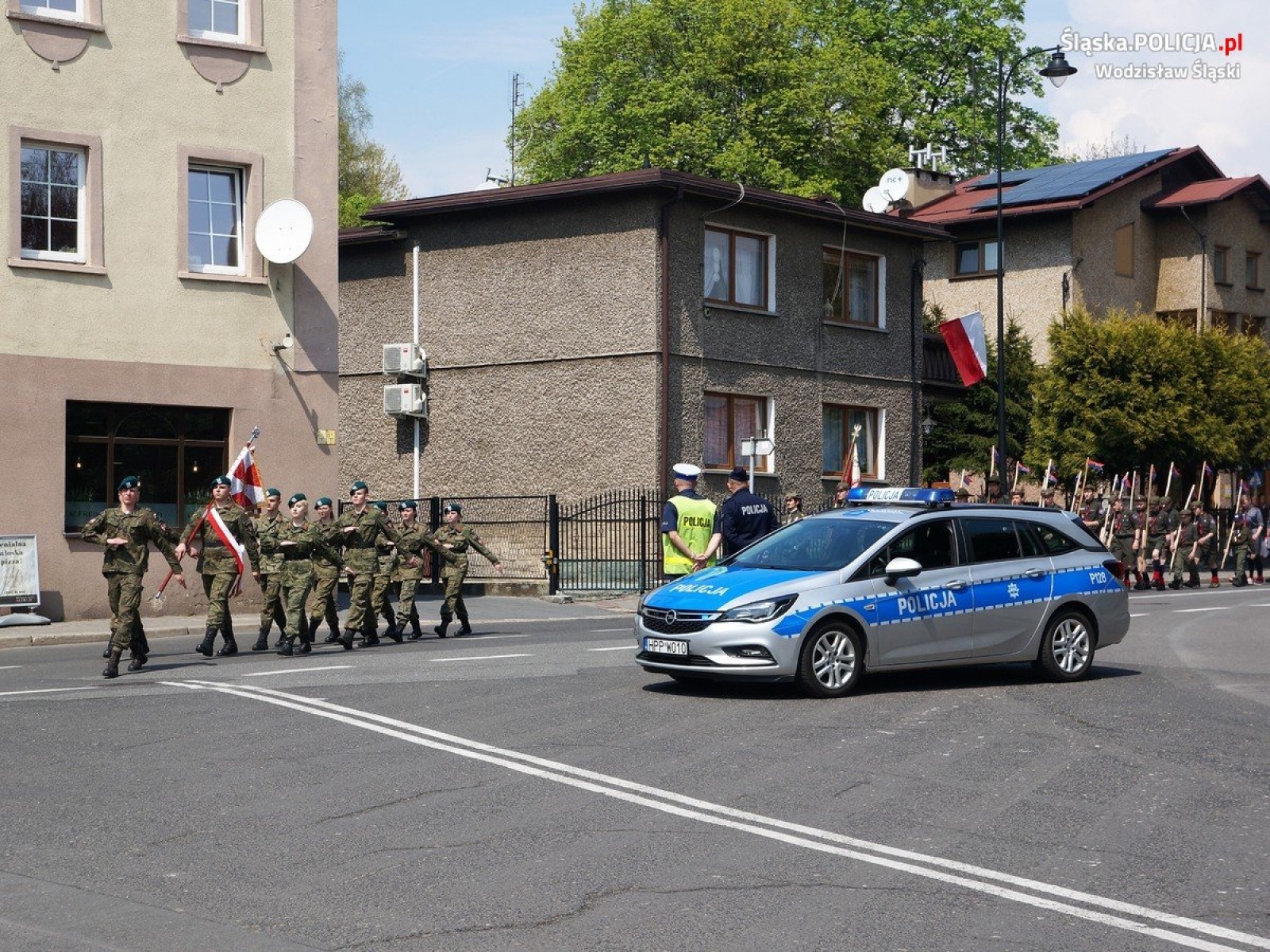 Zdjęcie w galerii na portalu naszwodzislaw.com: Trzeciomajowe obchody w Wodzisławiu Śląskim wiadomości z regionu