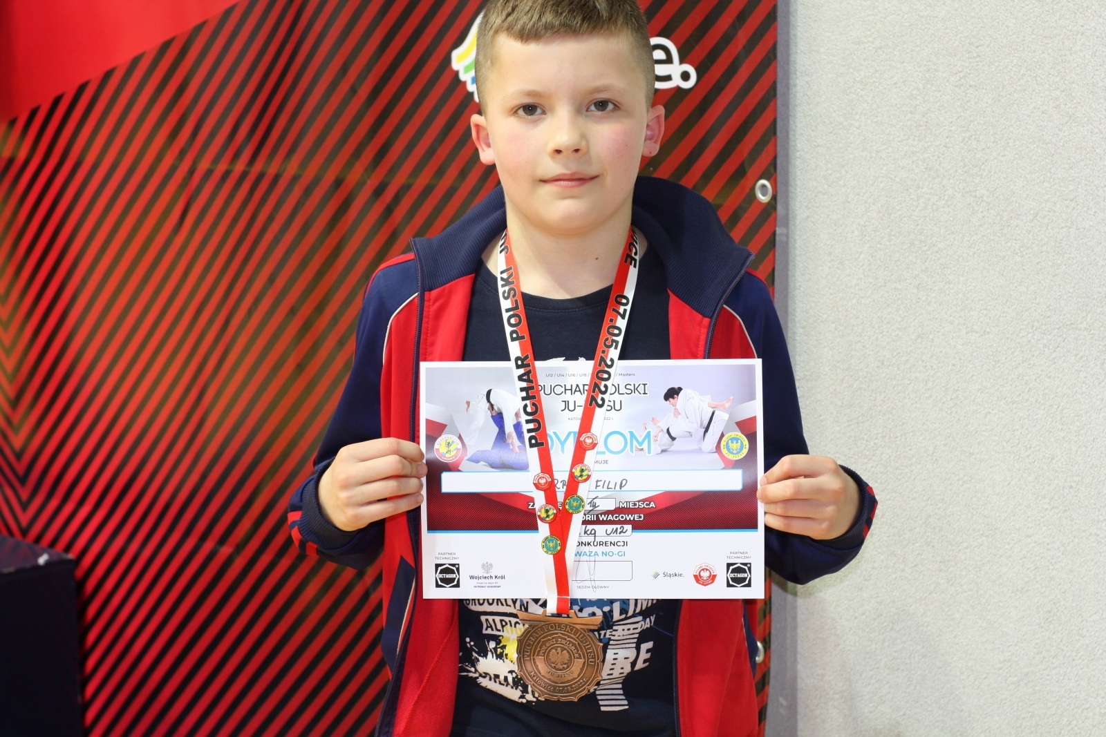 Zdjęcie w galerii na portalu naszwodzislaw.com: Puchar Polski w jiu-jitsu. Wór medali zawodników Octagon Team wiadomości z regionu