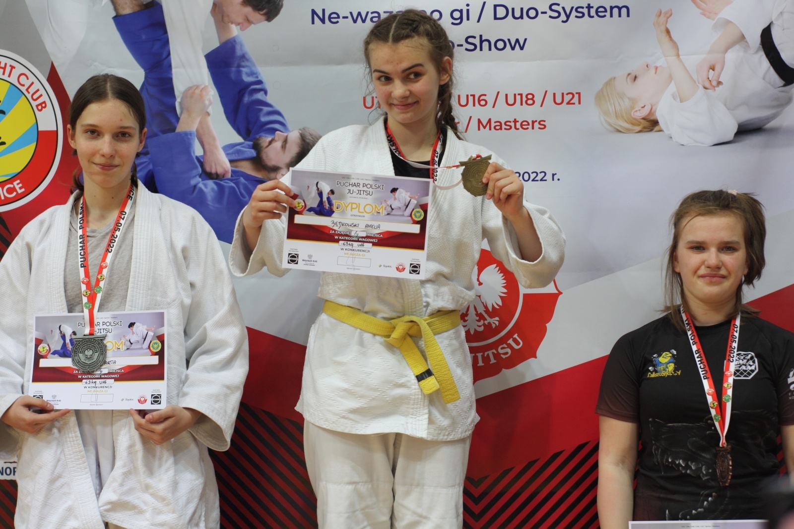 Zdjęcie w galerii na portalu naszwodzislaw.com: Puchar Polski w jiu-jitsu. Wór medali zawodników Octagon Team wiadomości z regionu