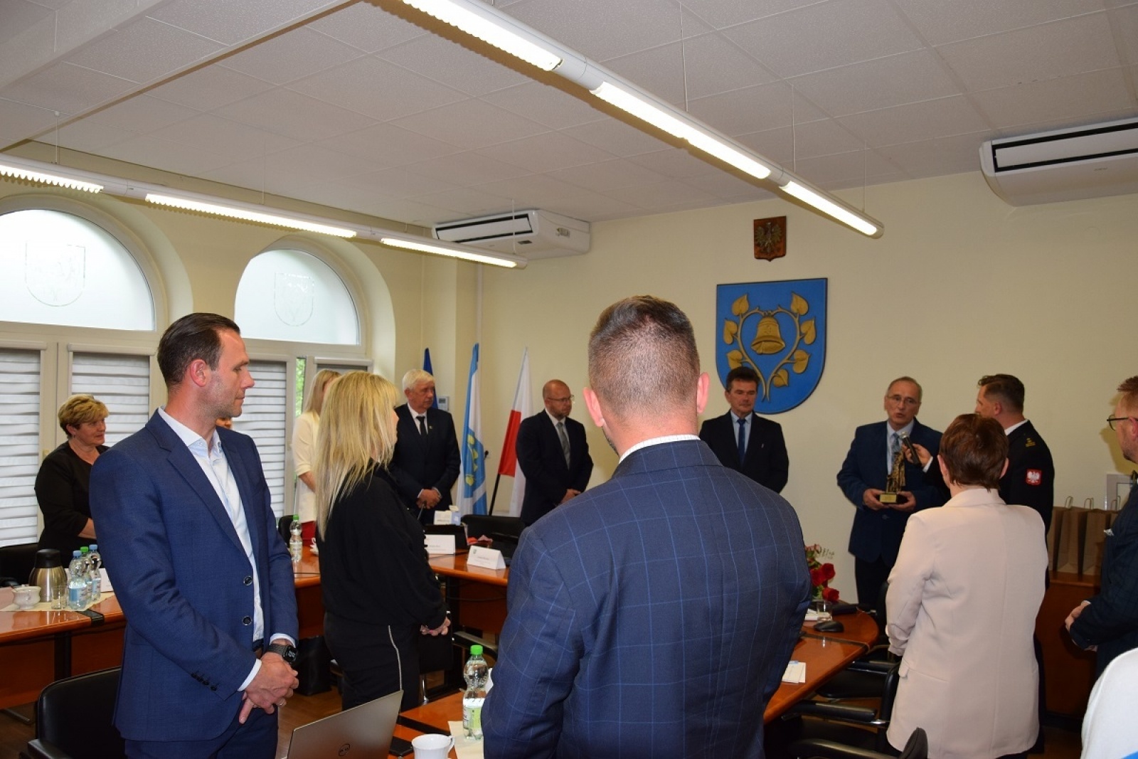 Zdjęcie w galerii na portalu naszwodzislaw.com: O bezpieczeństwie na sesji Rady Gminy Mszana wiadomości z regionu