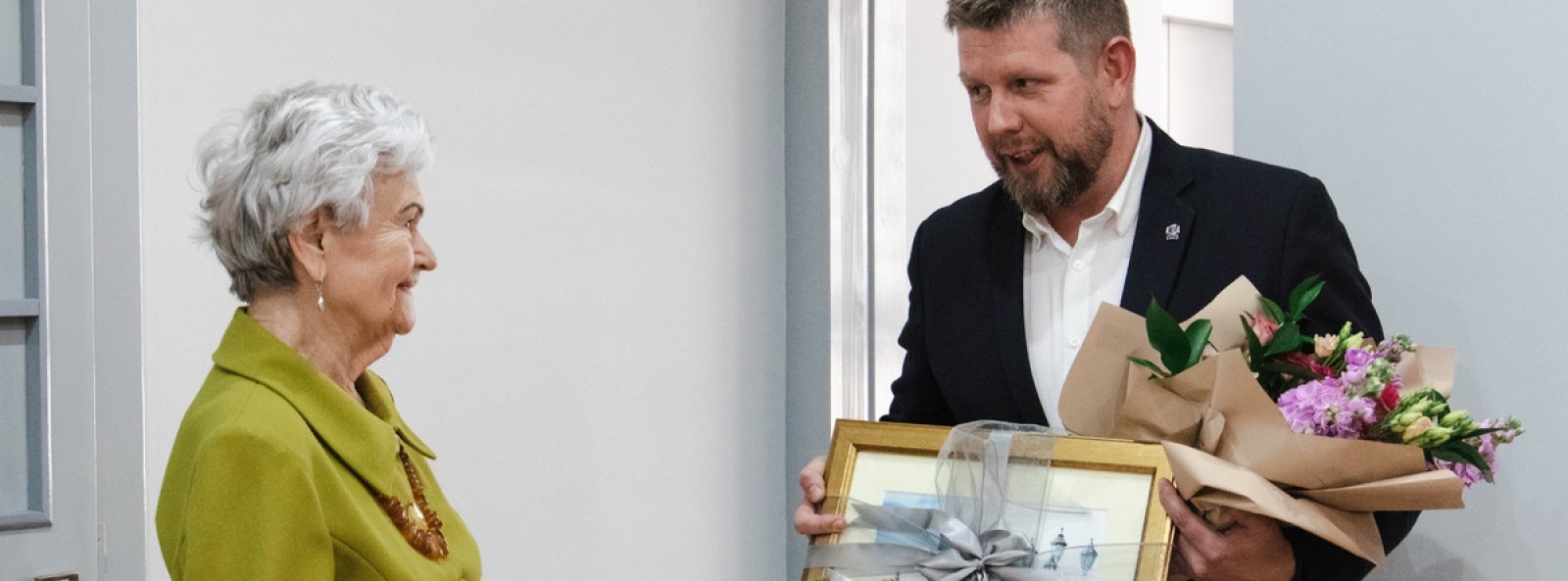 Zdjęcie w galerii na portalu naszwodzislaw.com: Dobrą wolę przekazuje od 30 lat wiadomości z regionu