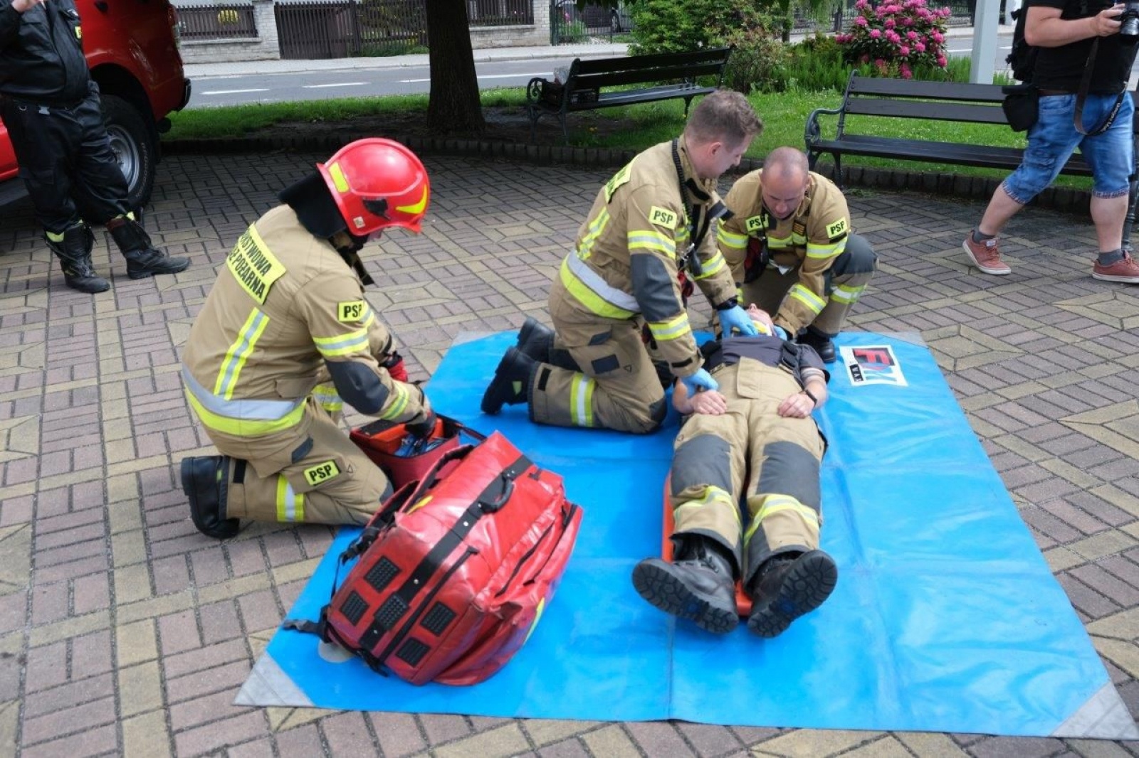 Zdjęcie w galerii na portalu naszwodzislaw.com: Od teraz będzie bezpieczniej. Za nami Piknik Bezpieczeństwa w Radlinie [FOTO] wiadomości z regionu