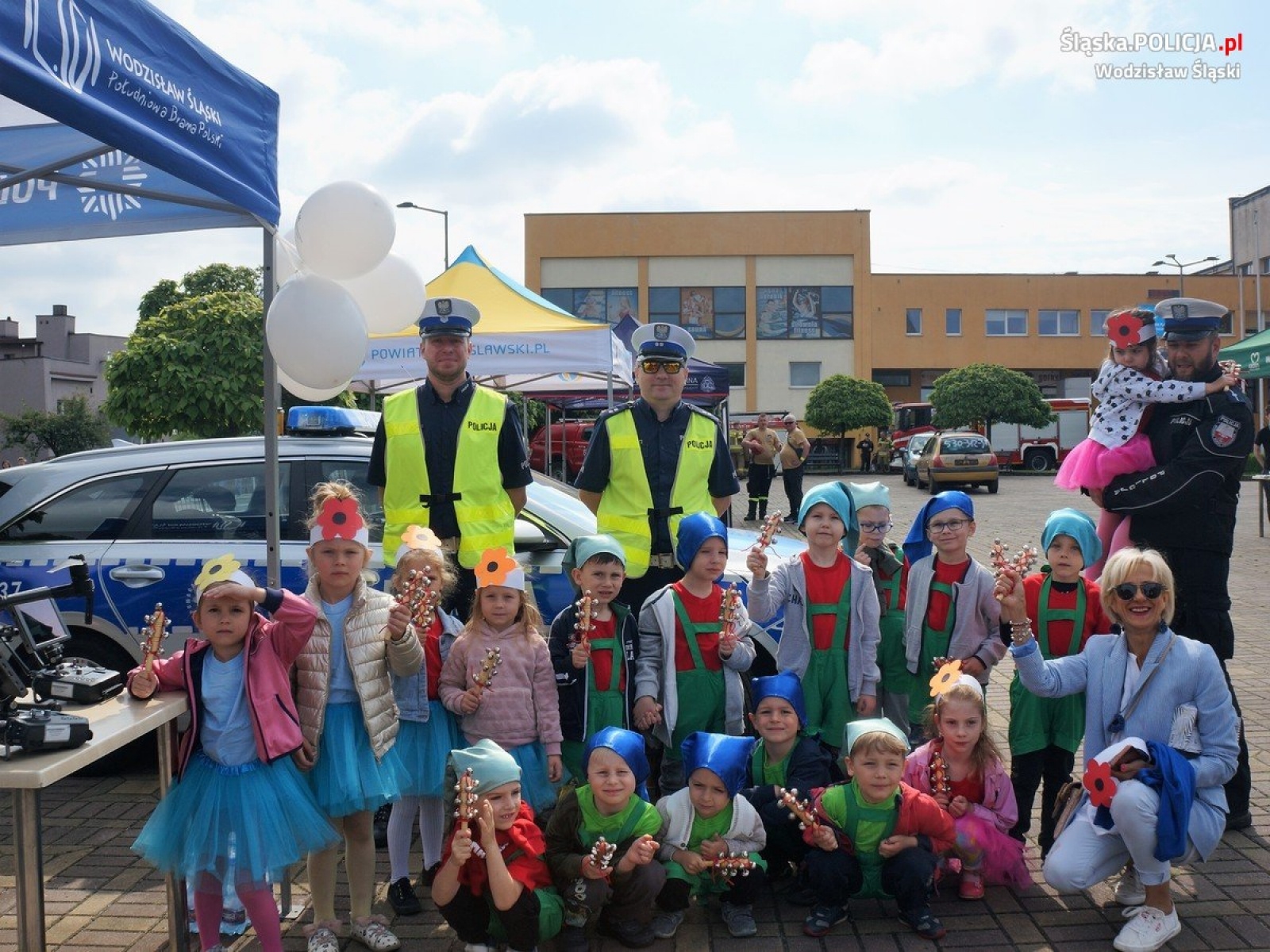 Zdjęcie w galerii na portalu naszwodzislaw.com: Jednośladem bezpiecznie do celu. Piknik w Radlinie [FOTO] wiadomości z regionu