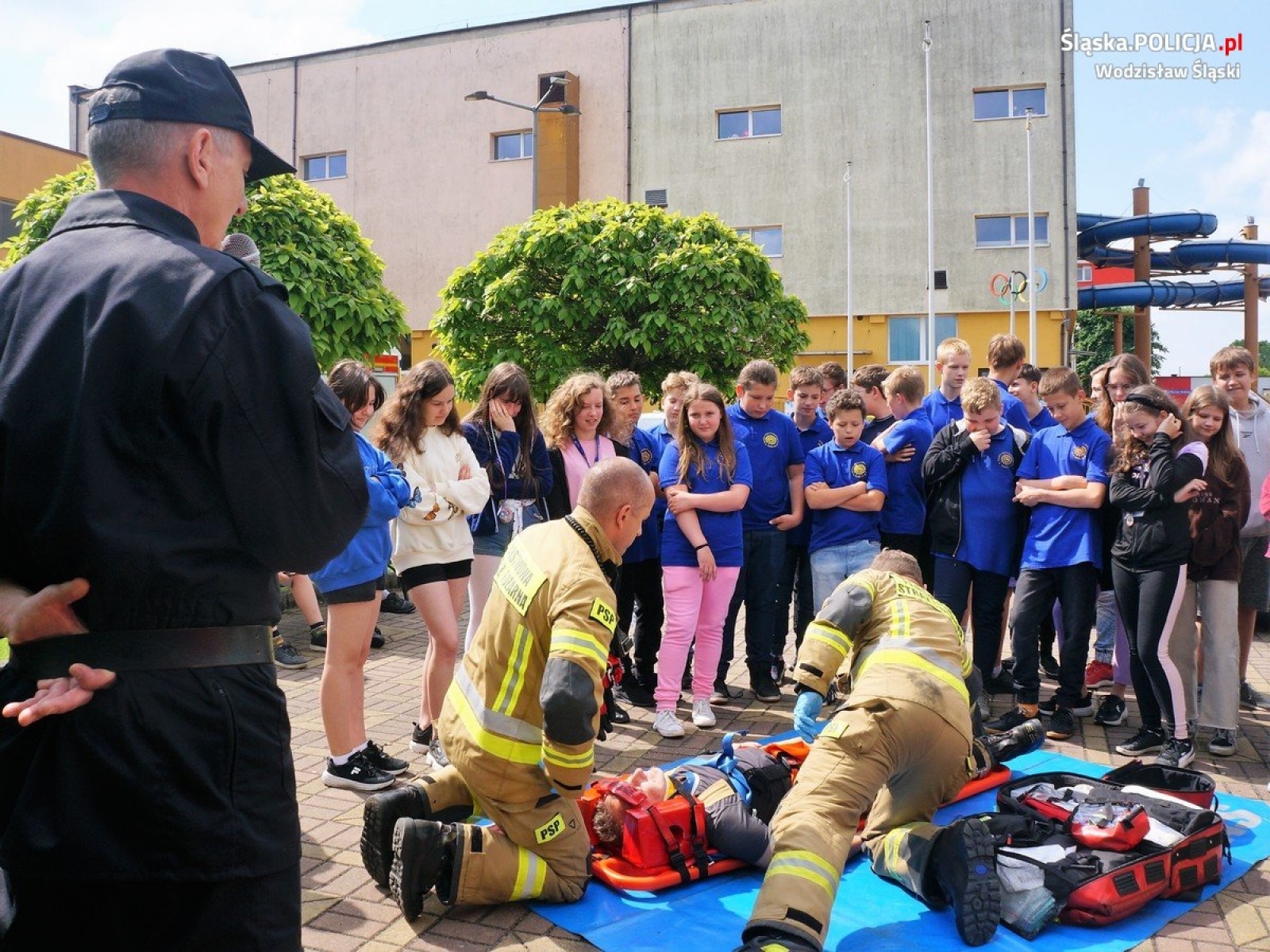 Zdjęcie w galerii na portalu naszwodzislaw.com: Jednośladem bezpiecznie do celu. Piknik w Radlinie [FOTO] wiadomości z regionu