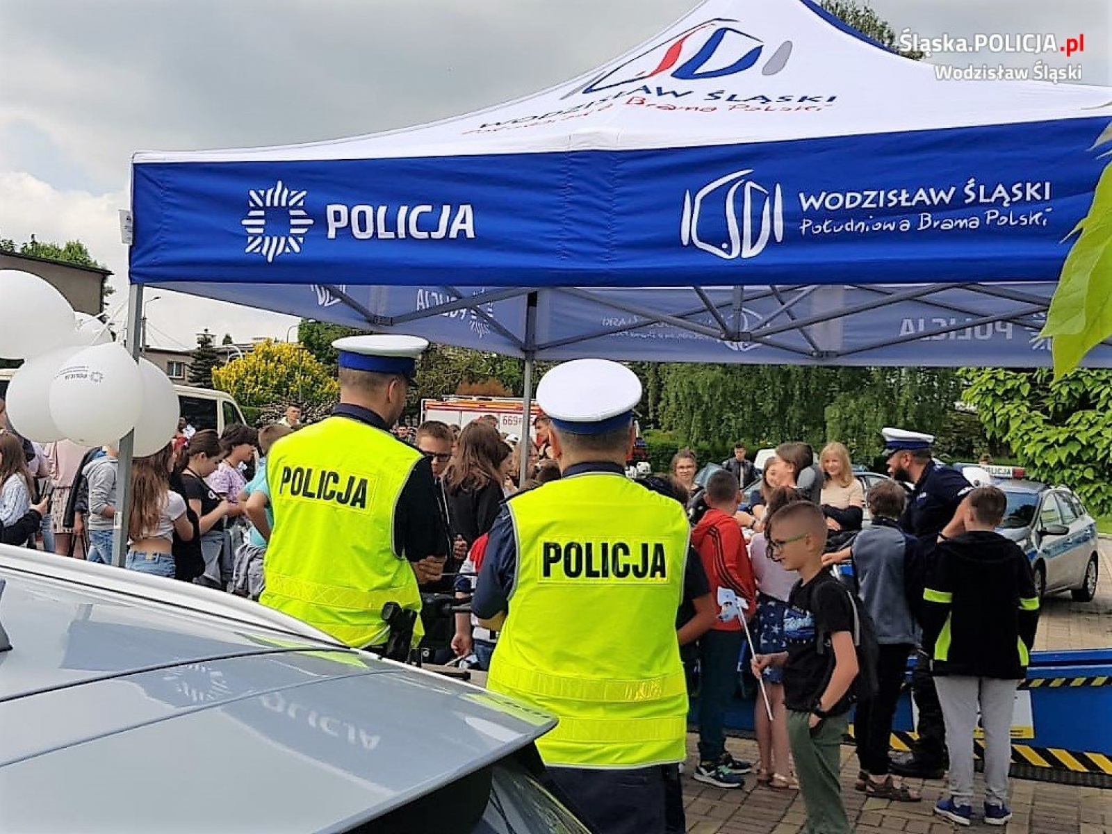 Zdjęcie w galerii na portalu naszwodzislaw.com: Jednośladem bezpiecznie do celu. Piknik w Radlinie [FOTO] wiadomości z regionu