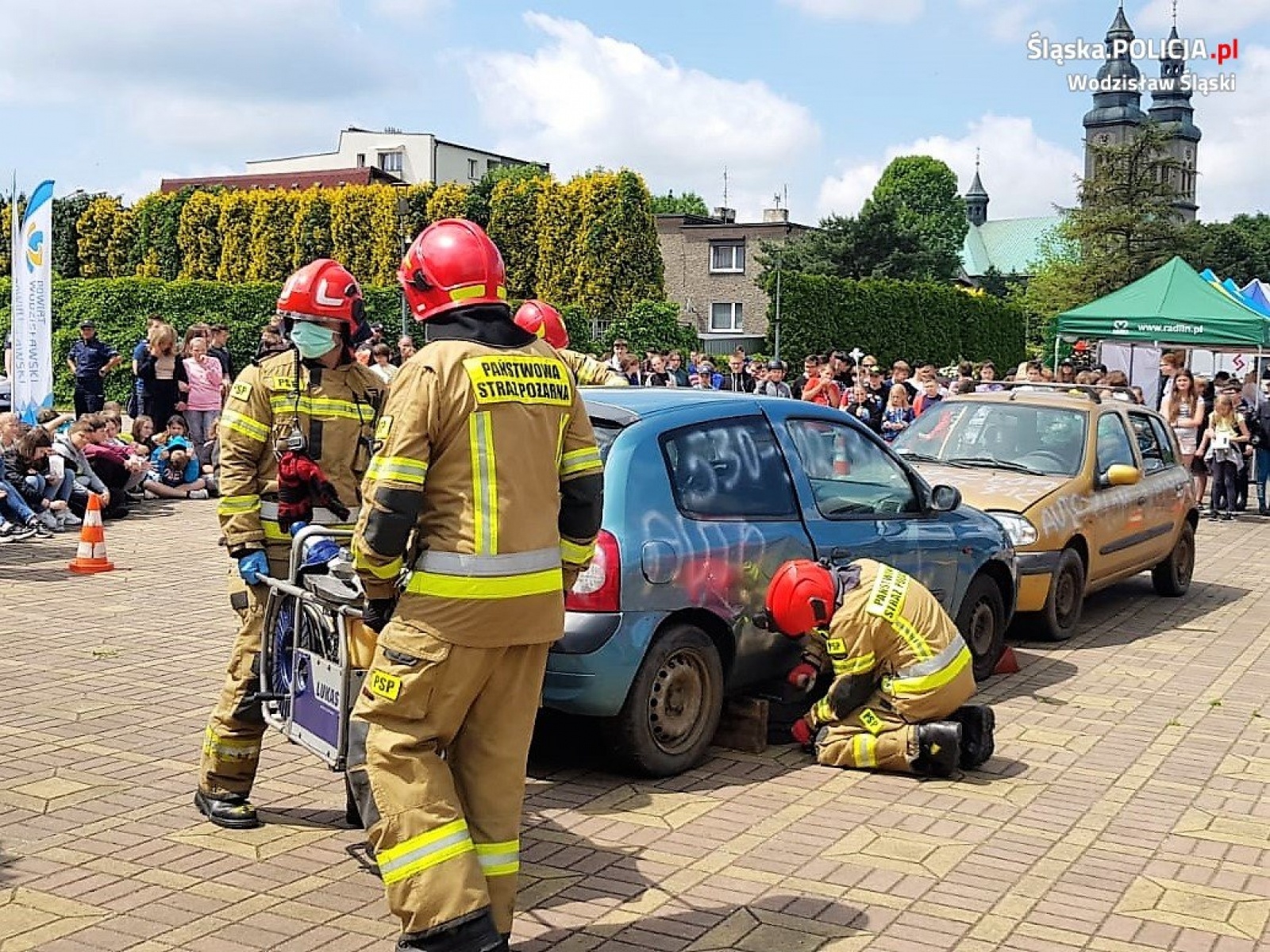 Zdjęcie w galerii na portalu naszwodzislaw.com: Jednośladem bezpiecznie do celu. Piknik w Radlinie [FOTO] wiadomości z regionu