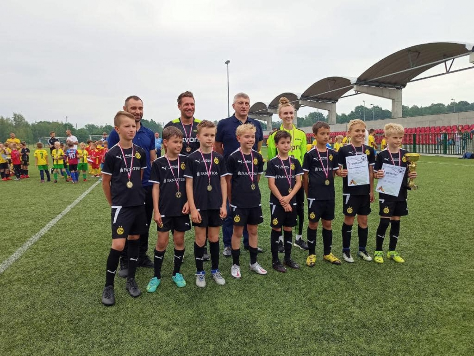 Zdjęcie w galerii na portalu naszwodzislaw.com: Puchar patrona stadionu w Nieboczowach. Akademia BVB i rydułtowski Naprzód górą [FOTO] wiadomości z regionu