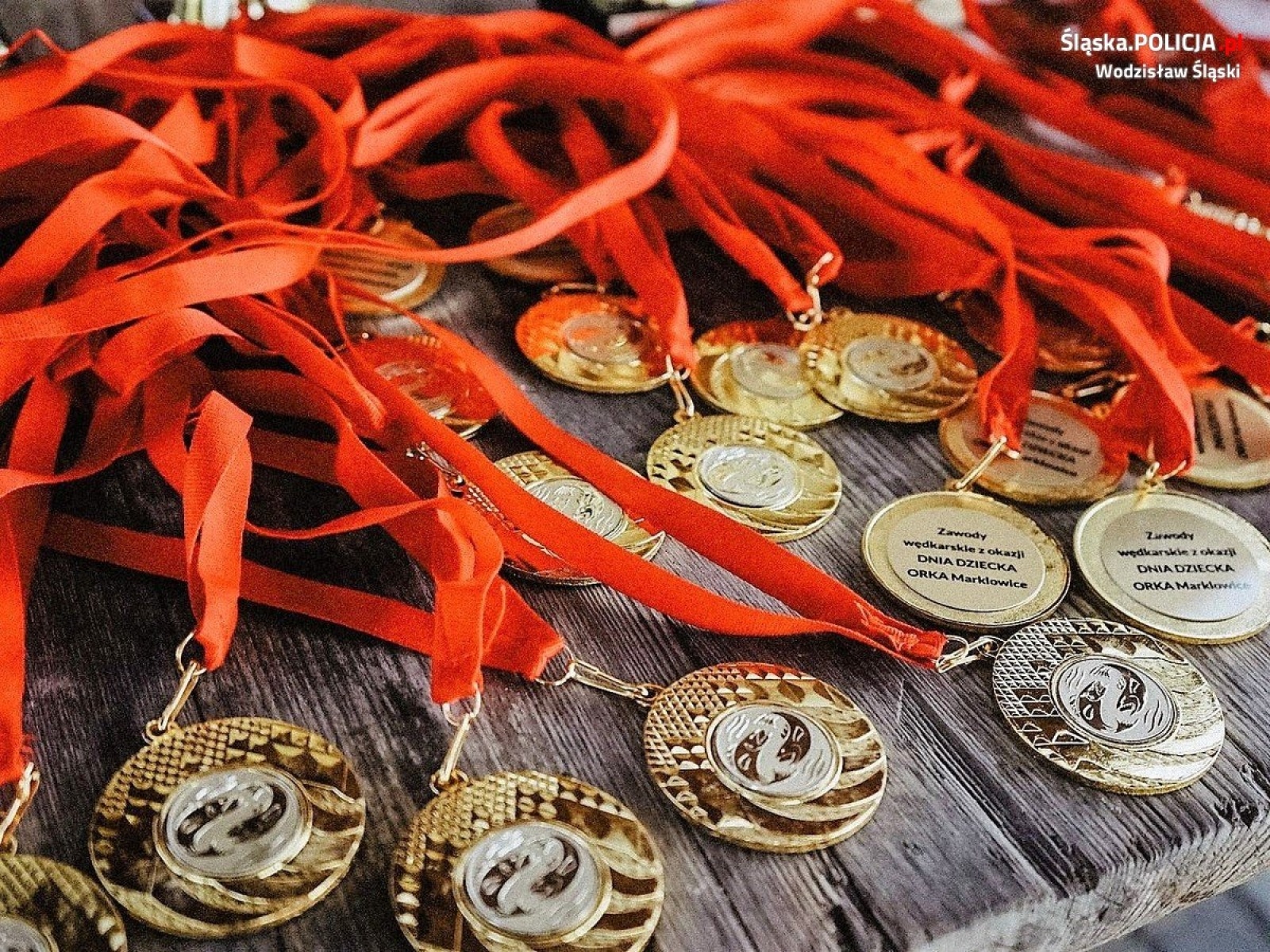 Zdjęcie w galerii na portalu naszwodzislaw.com: Zawody wędkarskie dla dzieci z udziałem policjantów wiadomości z regionu