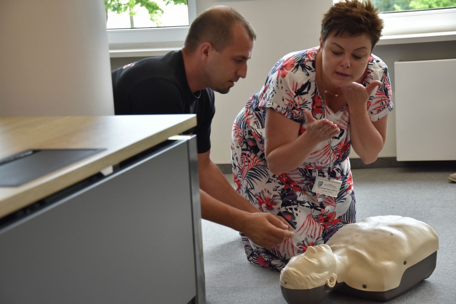 Zdjęcie w galerii na portalu naszwodzislaw.com: Pracownicy starostwa szkolili się z pierwszej pomocy wiadomości z regionu