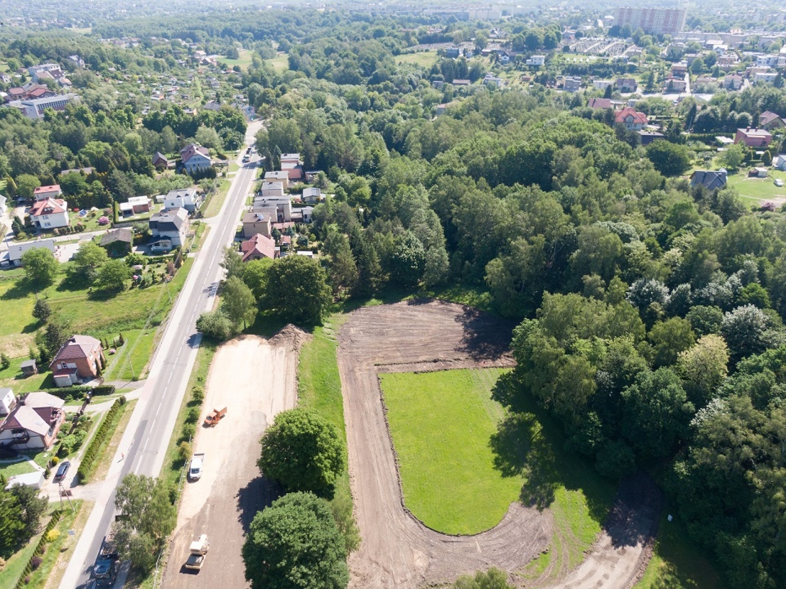 Zdjęcie w galerii na portalu naszwodzislaw.com: Rozpoczęły się prace w radlińskim Parku Jordanowskim wiadomości z regionu