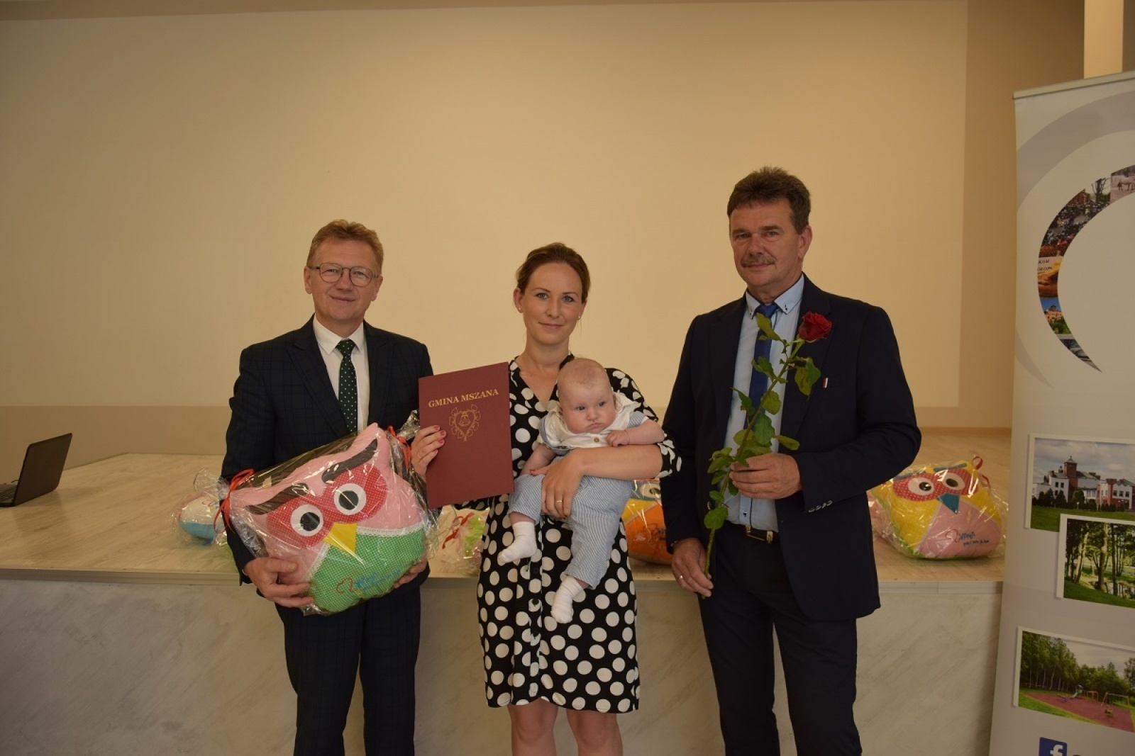 Zdjęcie w galerii na portalu naszwodzislaw.com: Spotkanie z najmłodszymi mieszkańcami Gminy Mszana wiadomości z regionu