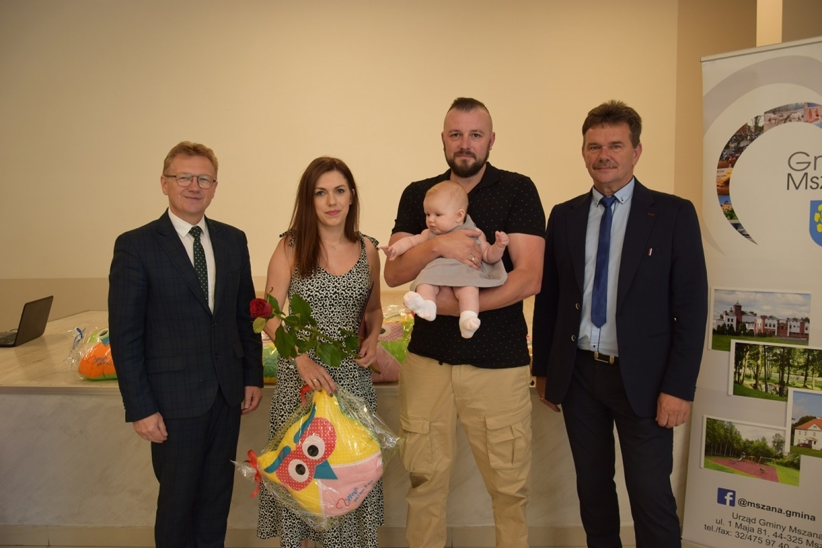 Zdjęcie w galerii na portalu naszwodzislaw.com: Spotkanie z najmłodszymi mieszkańcami Gminy Mszana wiadomości z regionu