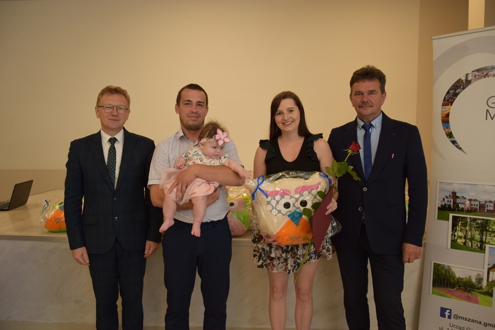 Zdjęcie w galerii na portalu naszwodzislaw.com: Spotkanie z najmłodszymi mieszkańcami Gminy Mszana wiadomości z regionu