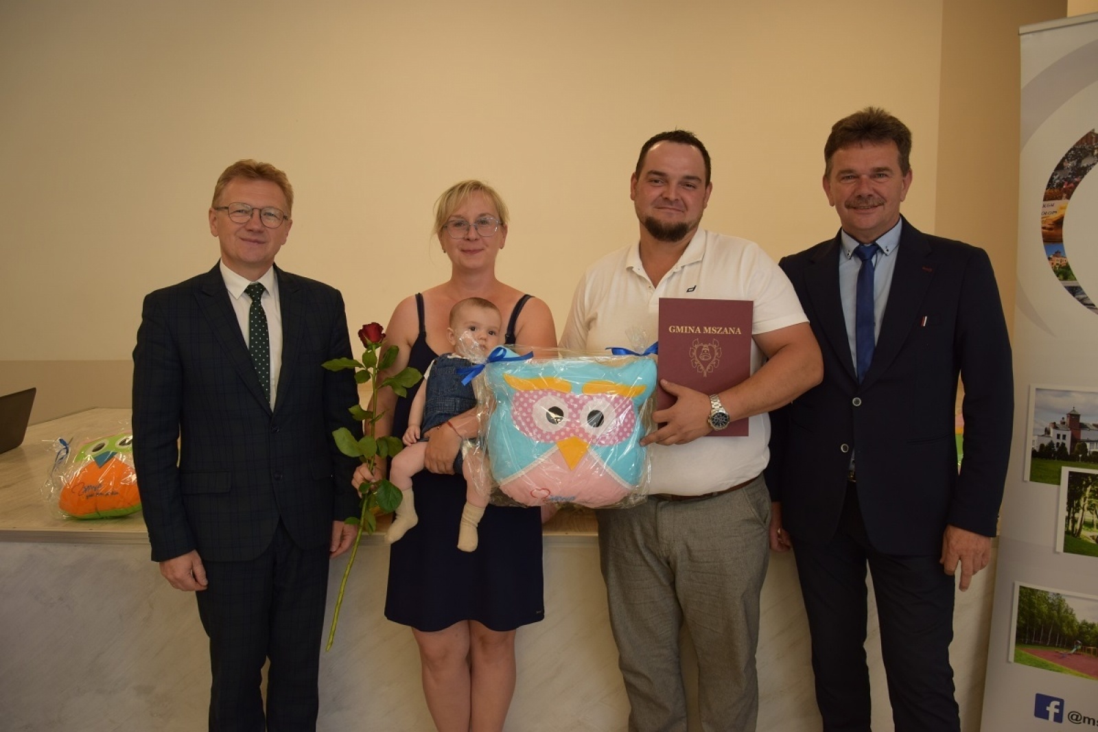 Zdjęcie w galerii na portalu naszwodzislaw.com: Spotkanie z najmłodszymi mieszkańcami Gminy Mszana wiadomości z regionu