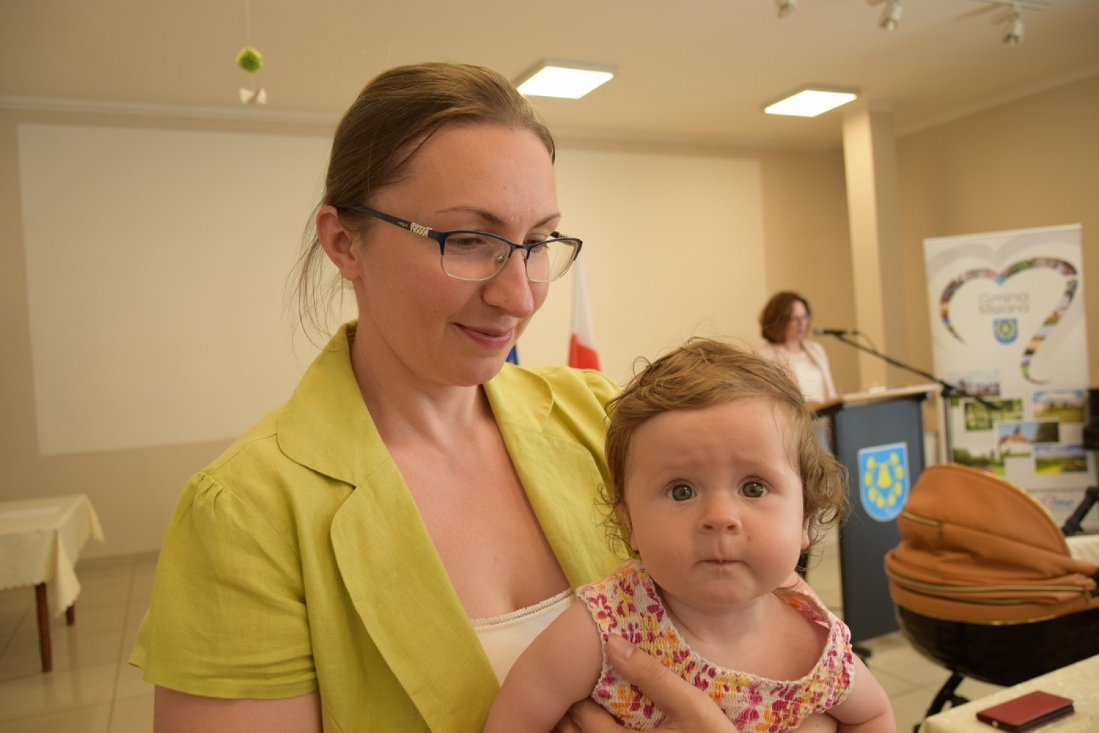 Zdjęcie w galerii na portalu naszwodzislaw.com: Spotkanie z najmłodszymi mieszkańcami Gminy Mszana wiadomości z regionu