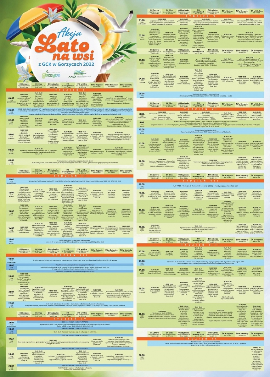 Zdjęcie w galerii na portalu naszwodzislaw.com: Wakacyjna oferta GCK Gorzyce wiadomości z regionu