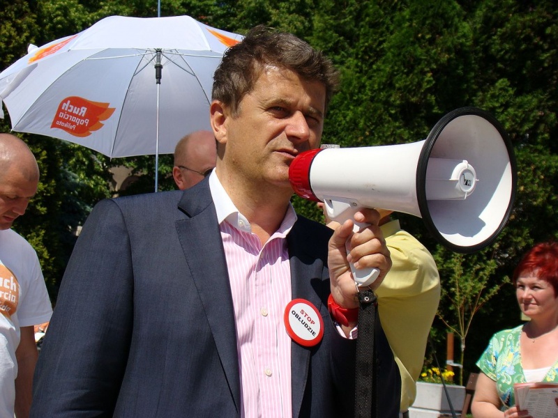 Zdjęcie w galerii na portalu naszwodzislaw.com: Pustki na spotkaniu z Palikotem wiadomości z regionu