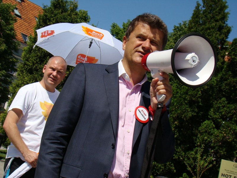 Zdjęcie w galerii na portalu naszwodzislaw.com: Pustki na spotkaniu z Palikotem wiadomości z regionu