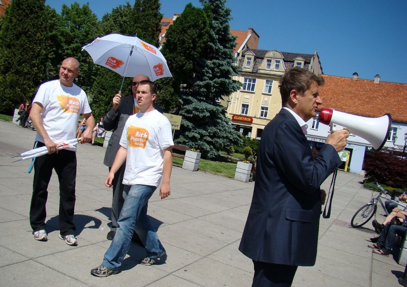 Zdjęcie w galerii na portalu naszwodzislaw.com: Pustki na spotkaniu z Palikotem wiadomości z regionu