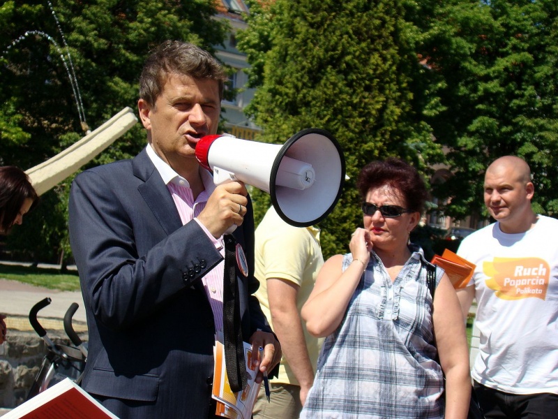 Zdjęcie w galerii na portalu naszwodzislaw.com: Pustki na spotkaniu z Palikotem wiadomości z regionu