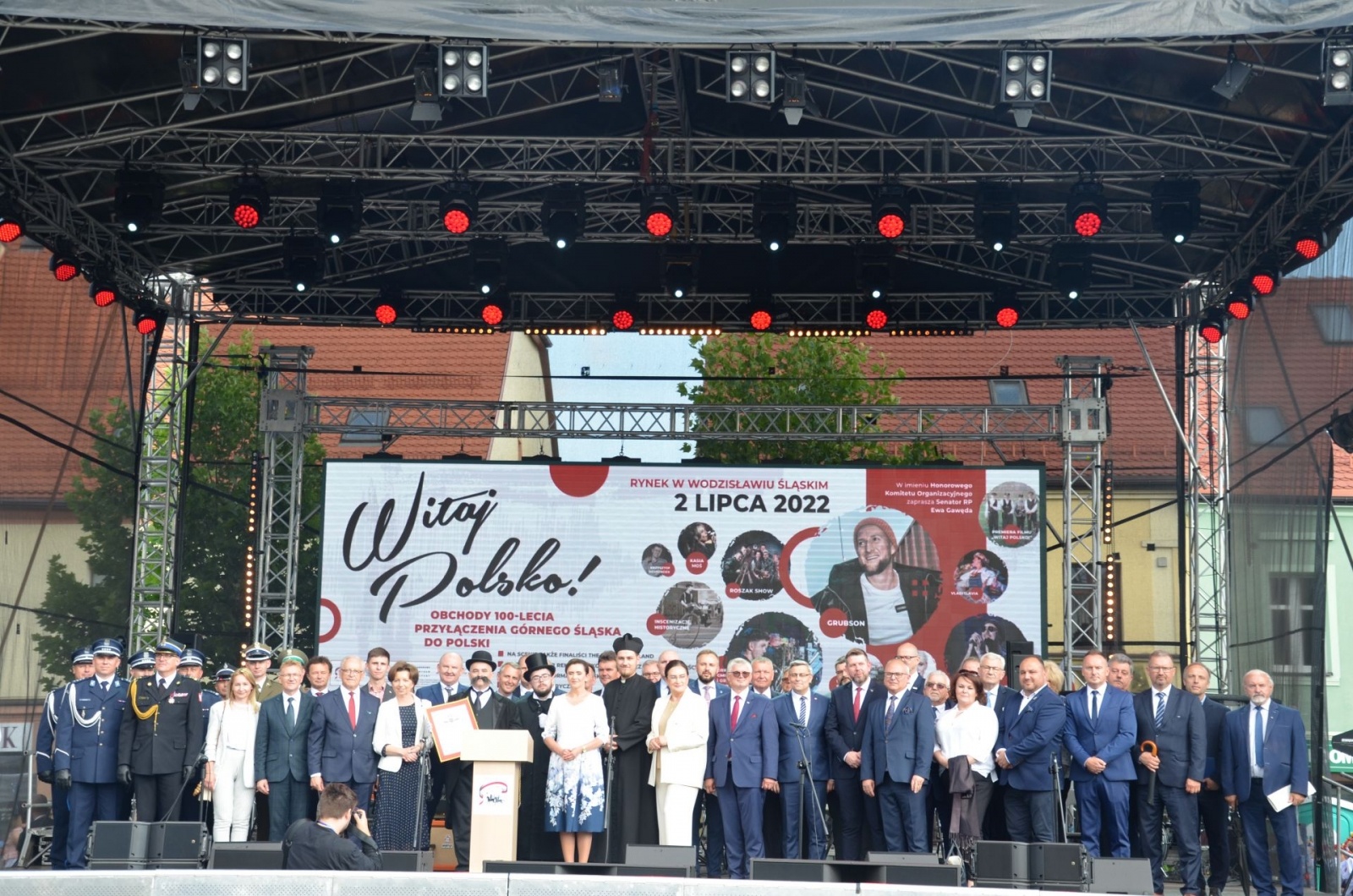 Zdjęcie w galerii na portalu naszwodzislaw.com: 100 lat temu Górny Śląsk powrócił do Polski. Za nami uroczyste obchody wiadomości z regionu