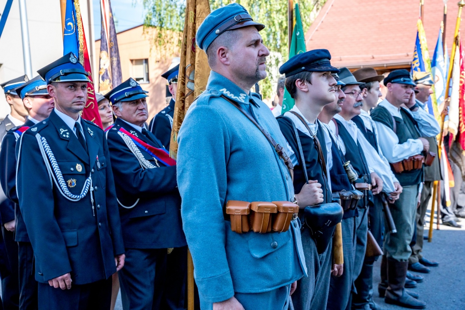 Zdjęcie w galerii na portalu naszwodzislaw.com: Godnie uczcili 100-lecie przyłączenia ziem gminy Godów do Polski wiadomości z regionu