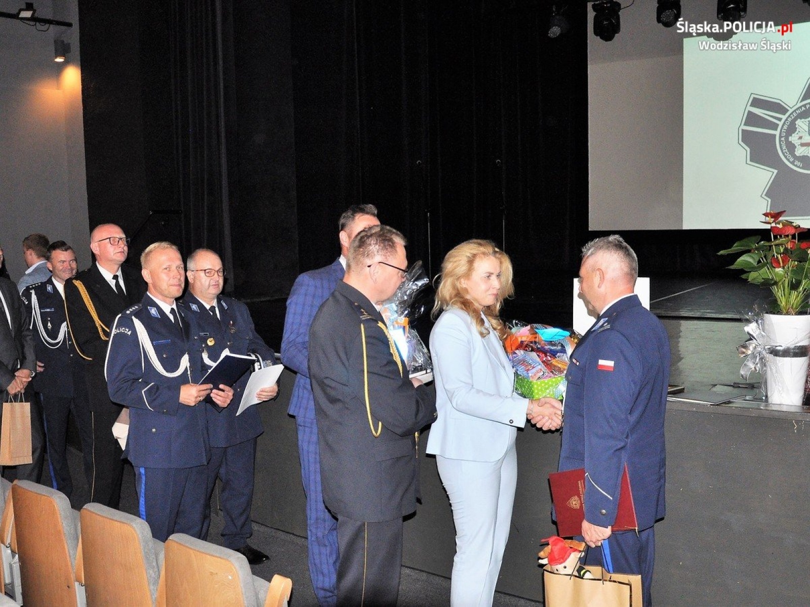 Zdjęcie w galerii na portalu naszwodzislaw.com: Święto Policji w wodzisławskim garnizonie wiadomości z regionu