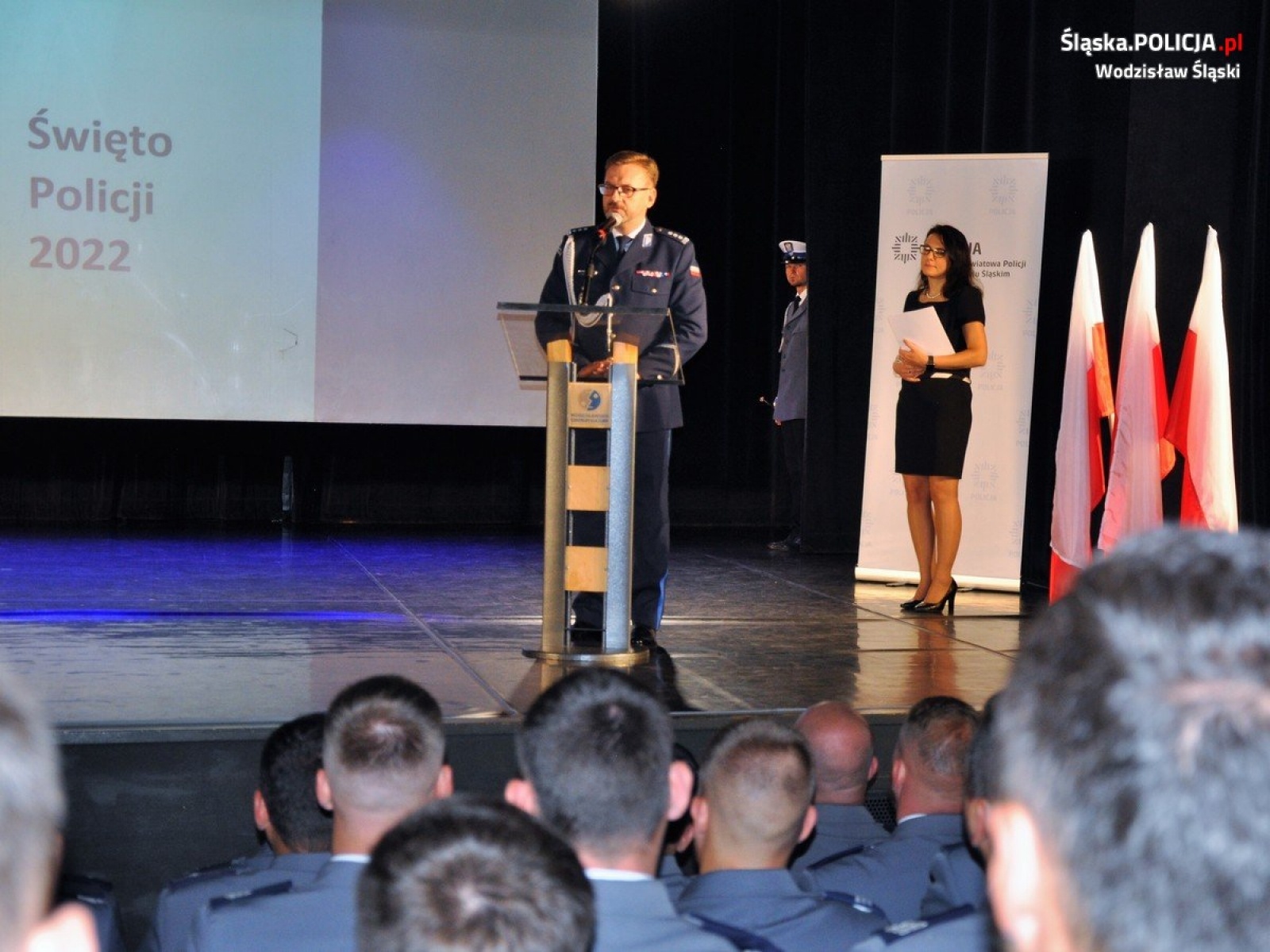 Zdjęcie w galerii na portalu naszwodzislaw.com: Święto Policji w wodzisławskim garnizonie wiadomości z regionu