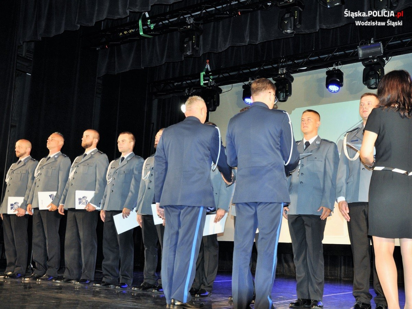 Zdjęcie w galerii na portalu naszwodzislaw.com: Święto Policji w wodzisławskim garnizonie wiadomości z regionu