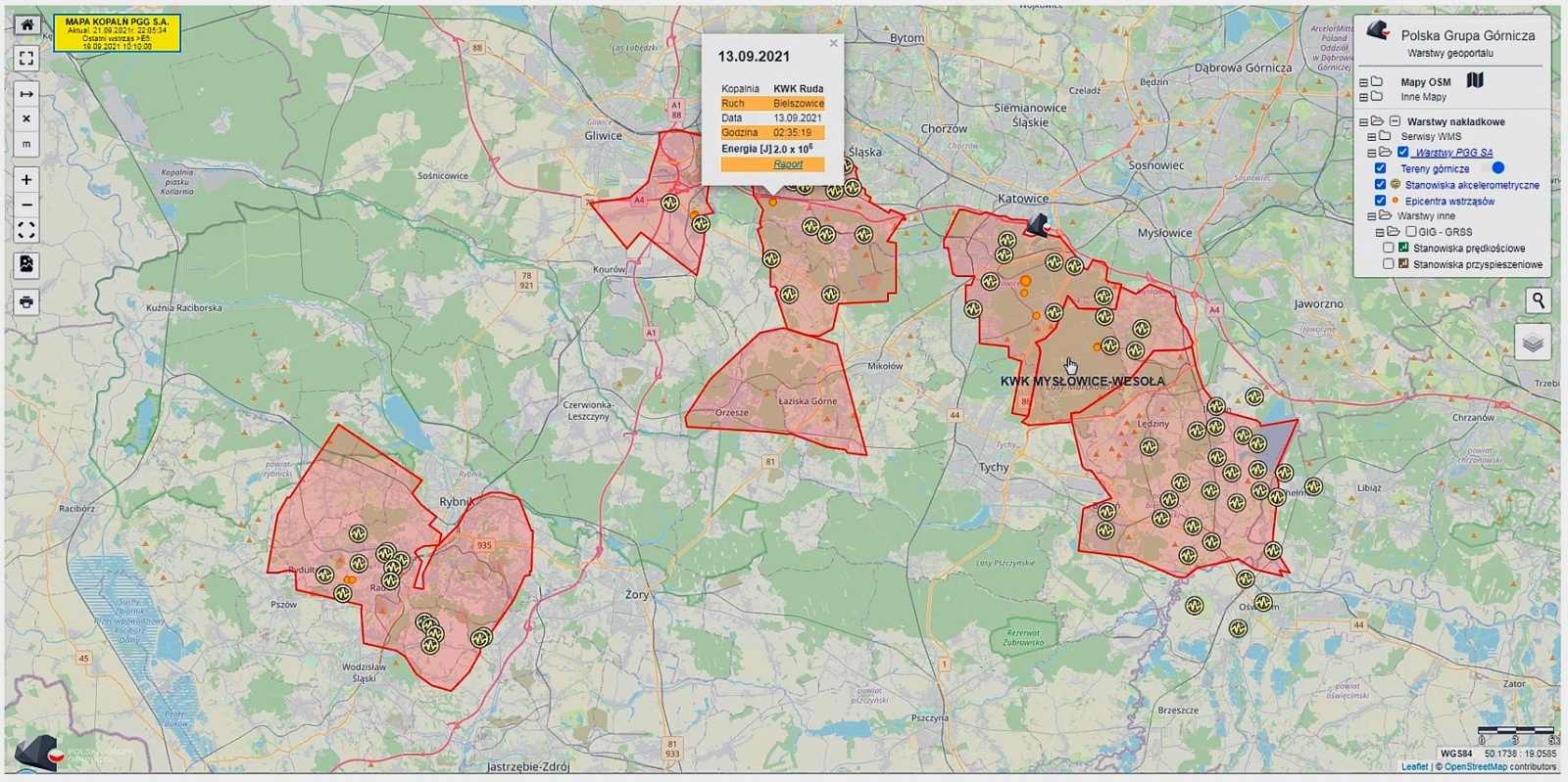 Zdjęcie w galerii na portalu naszwodzislaw.com: PGG S.A. informuje o wstrząsach górniczych i przyjmuje zgłoszenia o ich skutkach wiadomości z regionu