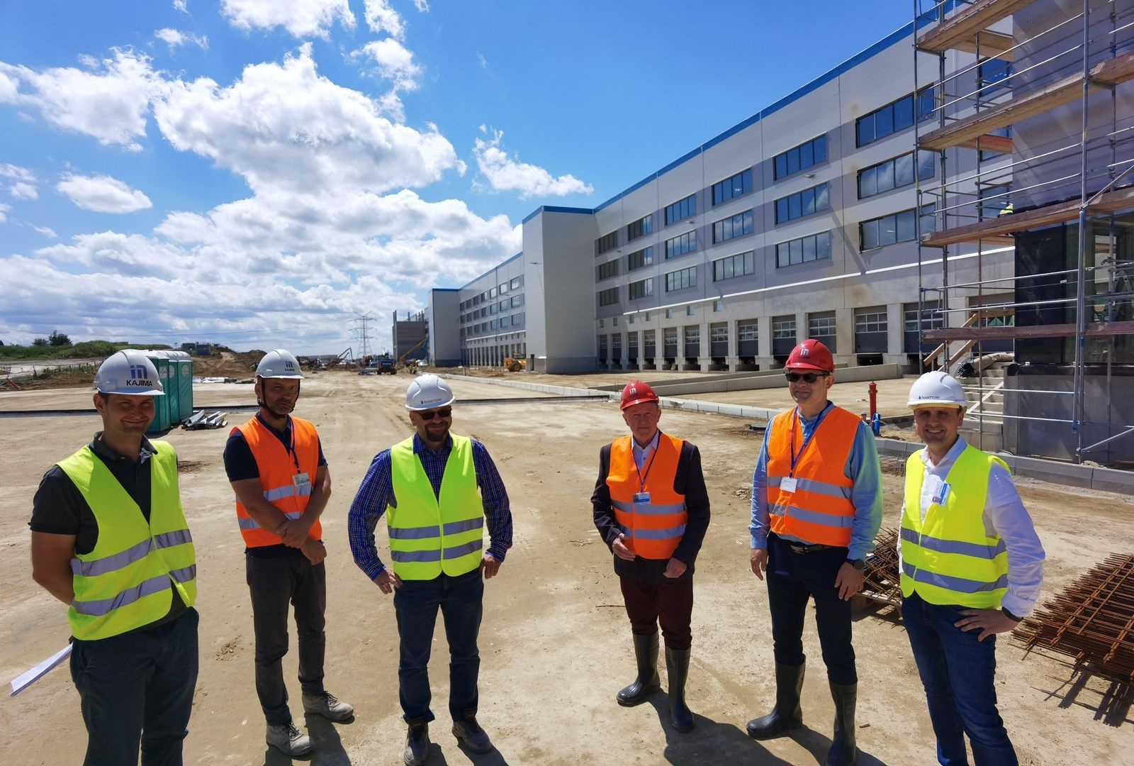 Zdjęcie w galerii na portalu naszwodzislaw.com: Raport z budowy centrum logistycznego w Gorzyczkach wiadomości z regionu