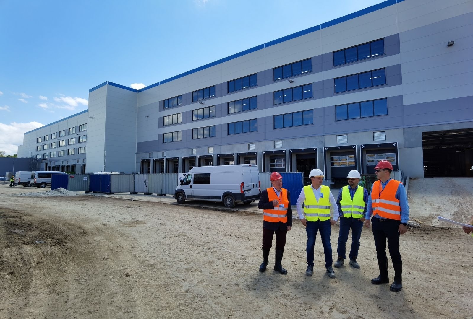 Zdjęcie w galerii na portalu naszwodzislaw.com: Raport z budowy centrum logistycznego w Gorzyczkach wiadomości z regionu