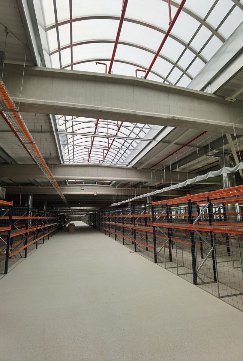 Zdjęcie w galerii na portalu naszwodzislaw.com: Raport z budowy centrum logistycznego w Gorzyczkach wiadomości z regionu