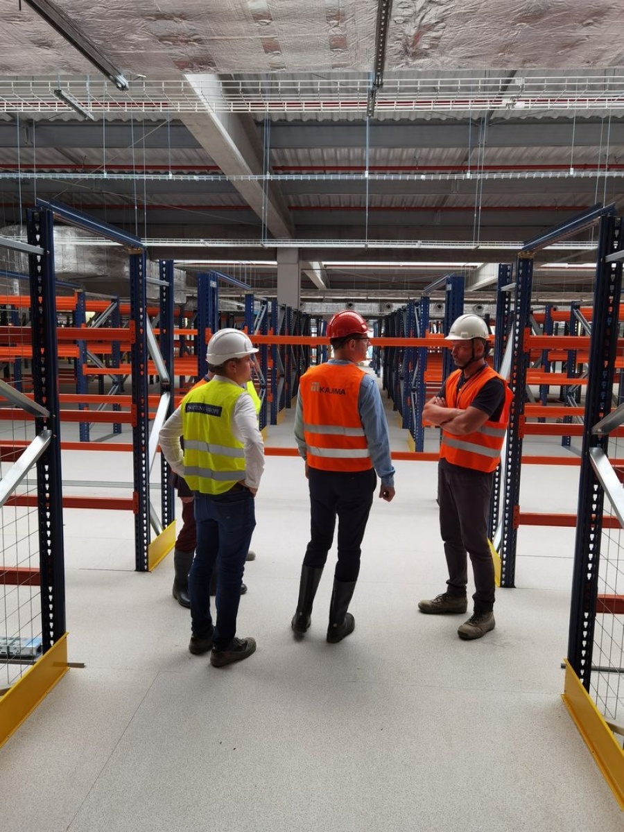 Zdjęcie w galerii na portalu naszwodzislaw.com: Raport z budowy centrum logistycznego w Gorzyczkach wiadomości z regionu