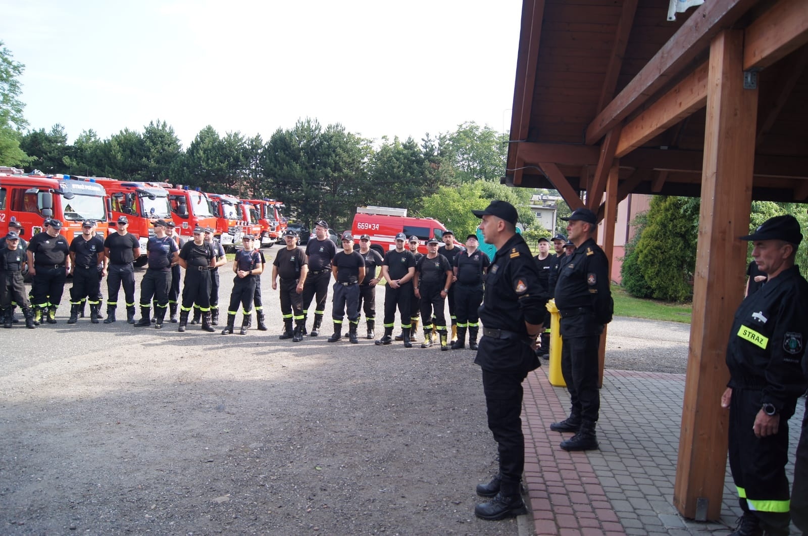 Zdjęcie w galerii na portalu naszwodzislaw.com: Kompania Odwodowa OSP ćwiczyła w Godowie wiadomości z regionu