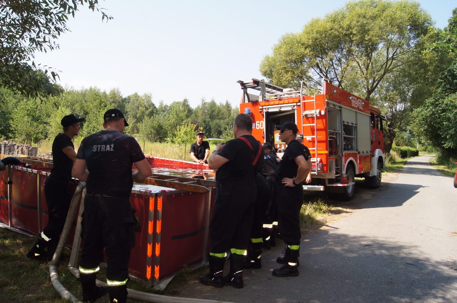 Zdjęcie w galerii na portalu naszwodzislaw.com: Kompania Odwodowa OSP ćwiczyła w Godowie wiadomości z regionu