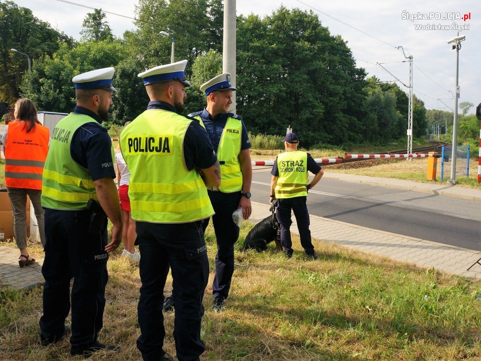 Zdjęcie w galerii na portalu naszwodzislaw.com: Bezpieczny piątek z policją, Sokistami i ambasadorami wiadomości z regionu