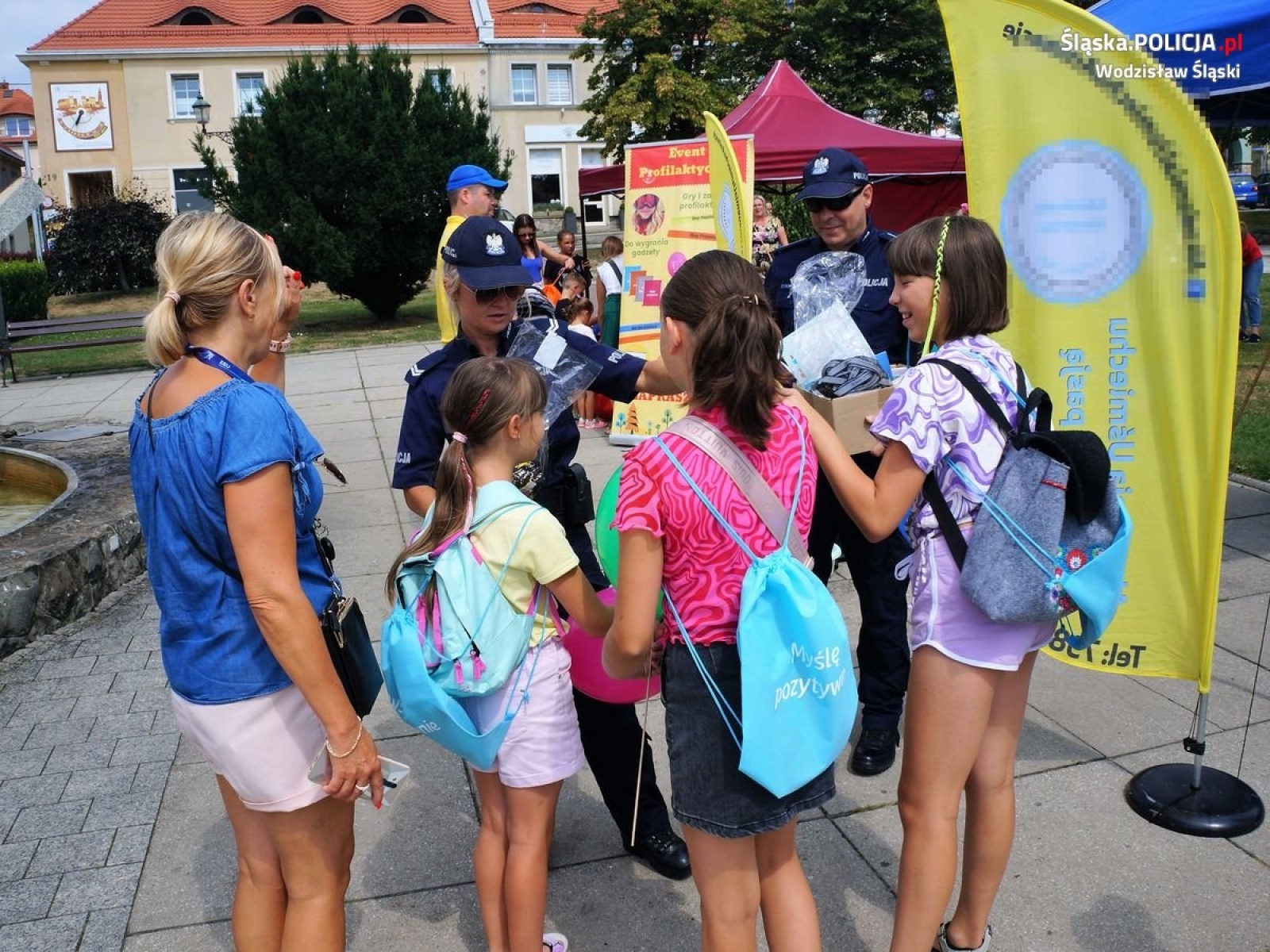 Zdjęcie w galerii na portalu naszwodzislaw.com: Morze pomysłów. Akcja Lato 2022 z wodzisławską policją wiadomości z regionu