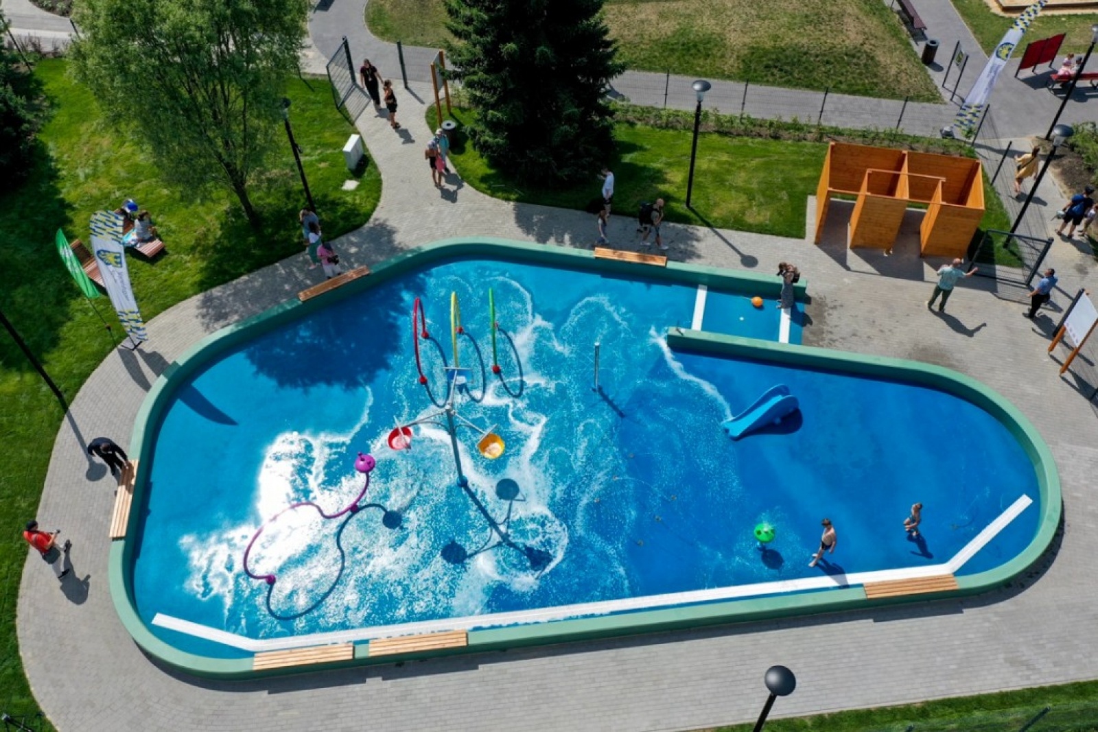 Zdjęcie w galerii na portalu naszwodzislaw.com: Nowy wodny plac zabaw na Śląsku [FOTO] wiadomości z regionu