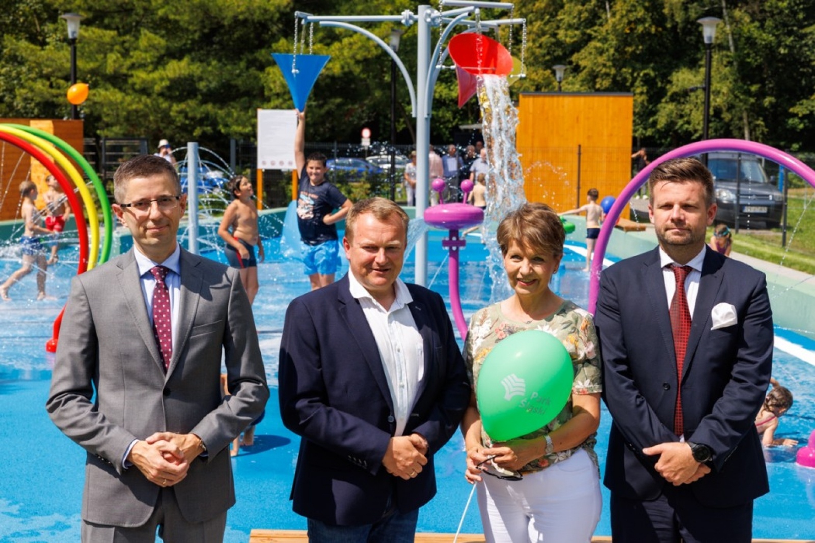 Zdjęcie w galerii na portalu naszwodzislaw.com: Nowy wodny plac zabaw na Śląsku [FOTO] wiadomości z regionu