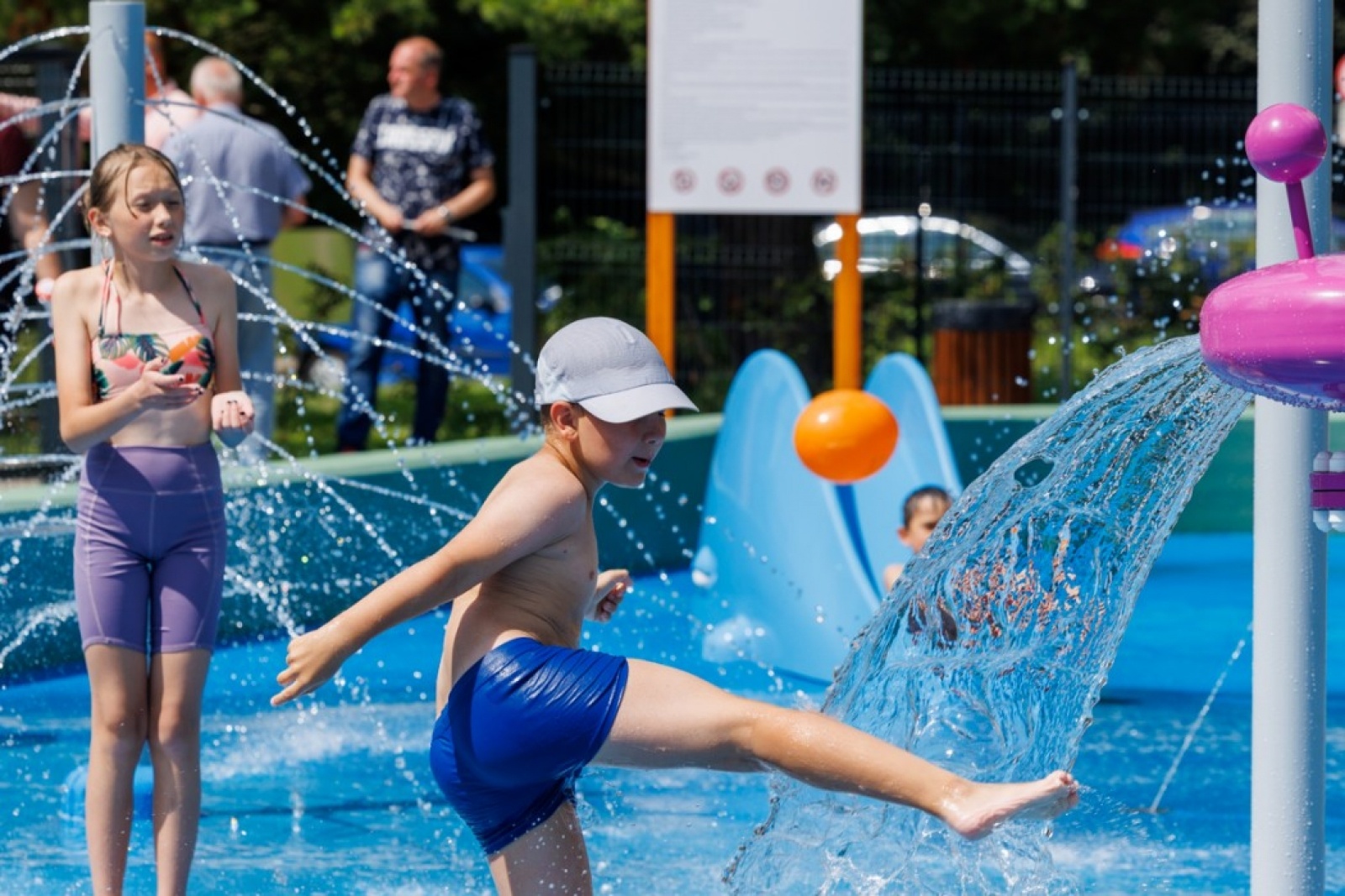 Zdjęcie w galerii na portalu naszwodzislaw.com: Nowy wodny plac zabaw na Śląsku [FOTO] wiadomości z regionu