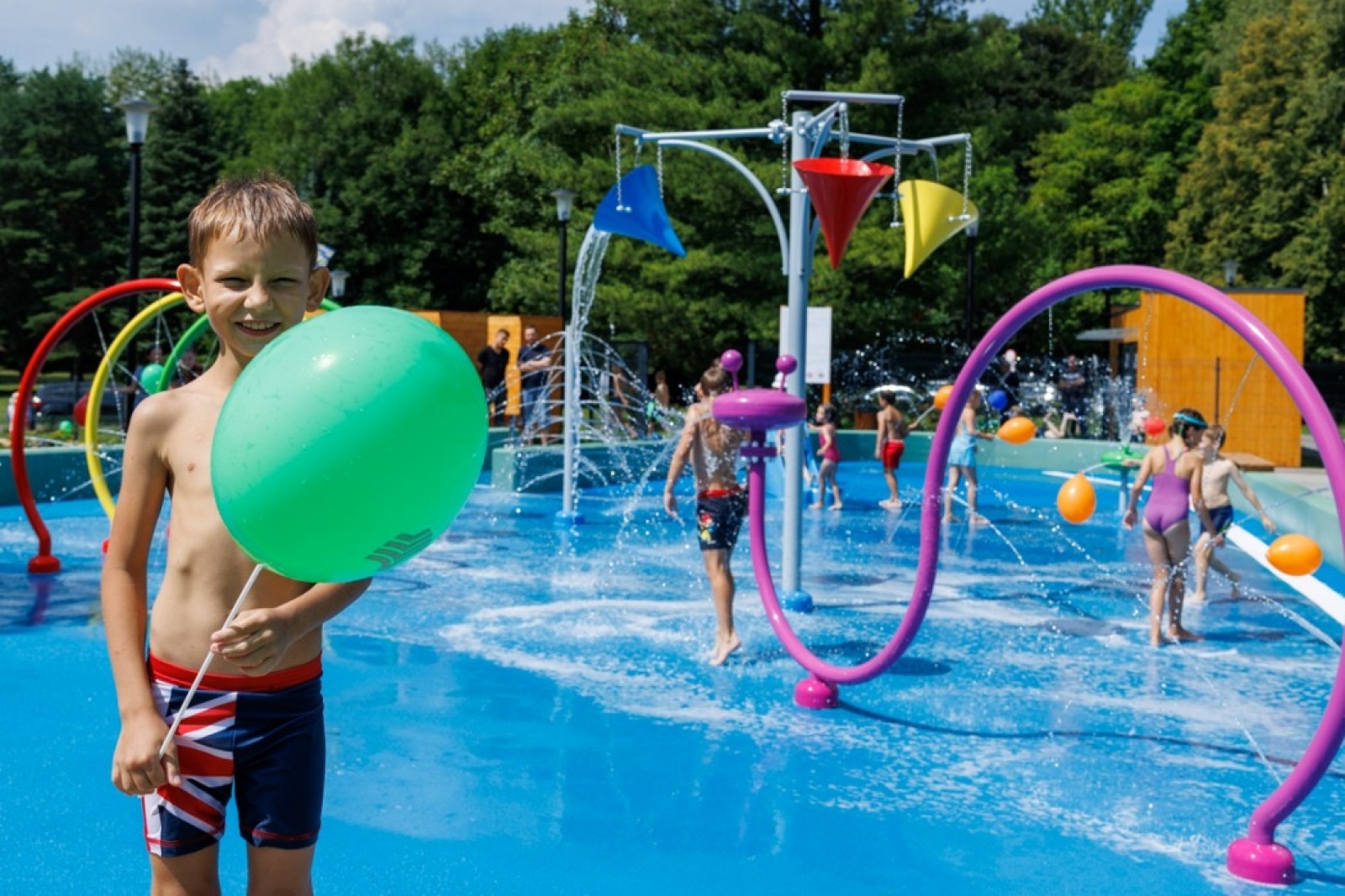 Zdjęcie w galerii na portalu naszwodzislaw.com: Nowy wodny plac zabaw na Śląsku [FOTO] wiadomości z regionu