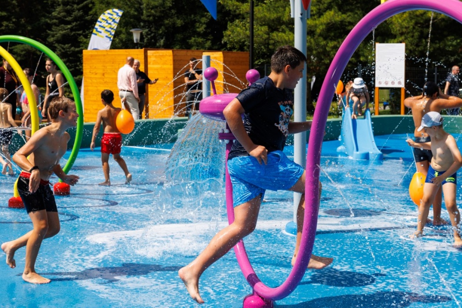 Zdjęcie w galerii na portalu naszwodzislaw.com: Nowy wodny plac zabaw na Śląsku [FOTO] wiadomości z regionu